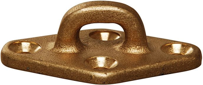 Decksauge Salmiform (Raute) Bronze matt Decksauge Salmiform (Raute) Bronze matt