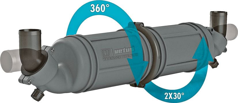 VETUS waterlock / exhaust silencer NLPH VETUS waterlock / exhaust silencer NLPH