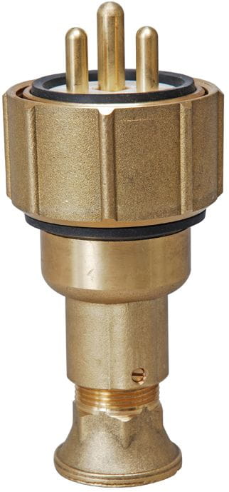 HNA Plug Brass, 3-Pin HNA Plug Brass, 3-Pin