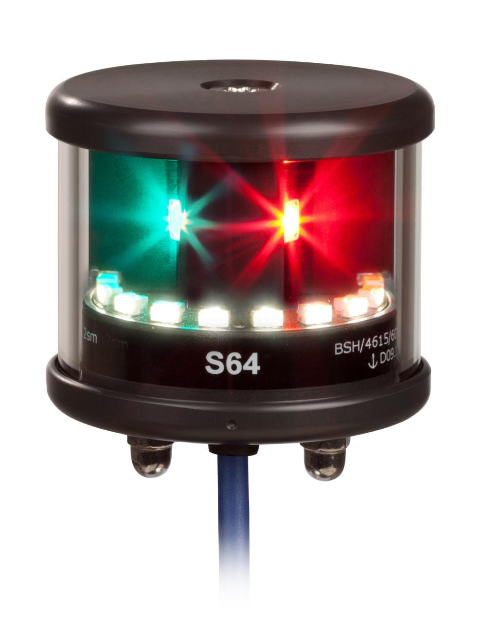 3357-008 K2W S64 Standard LED Segler Kombi Leuchte (rot/ grün/ weiß) 3357-008 K2W S64 Standard LED Segler Kombi Leuchte (rot/ grün/ weiß)
