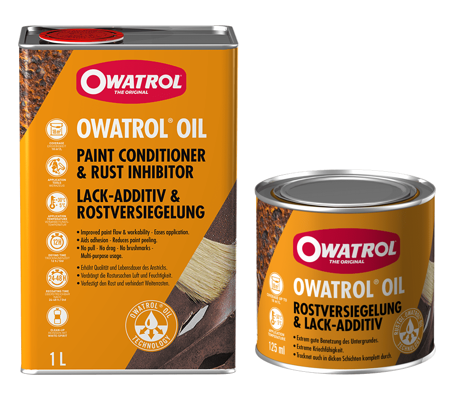 2504-125 und 001 Owatrol Öl 125ml und 1l OWATROL Öl / MARINE OIL