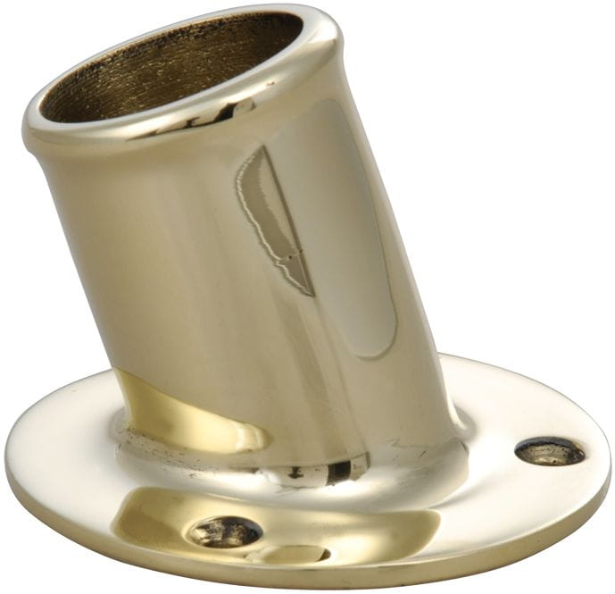 Brass flag staff socket Brass flag staff socket