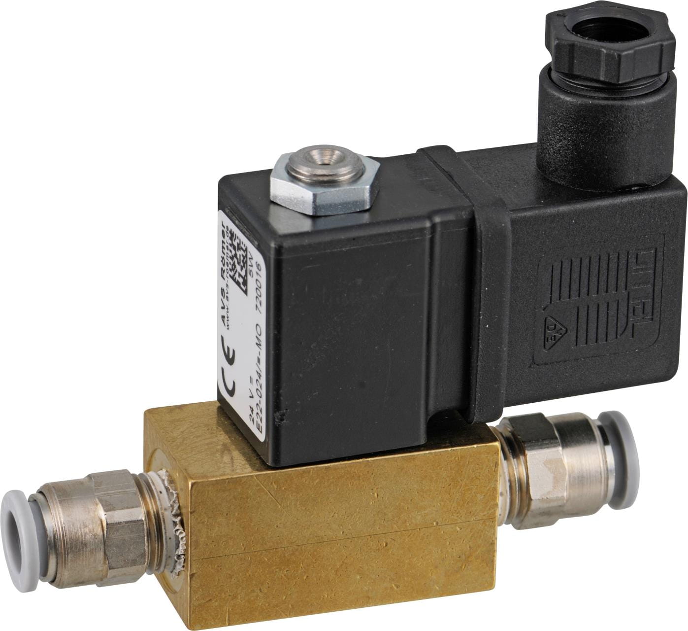 3421-104 DHR-Magnetventil 24 VDC für Druckluft mit 8mm-SR-Anschluss DHR-Magnetventil für Signal-Drucklufthorn