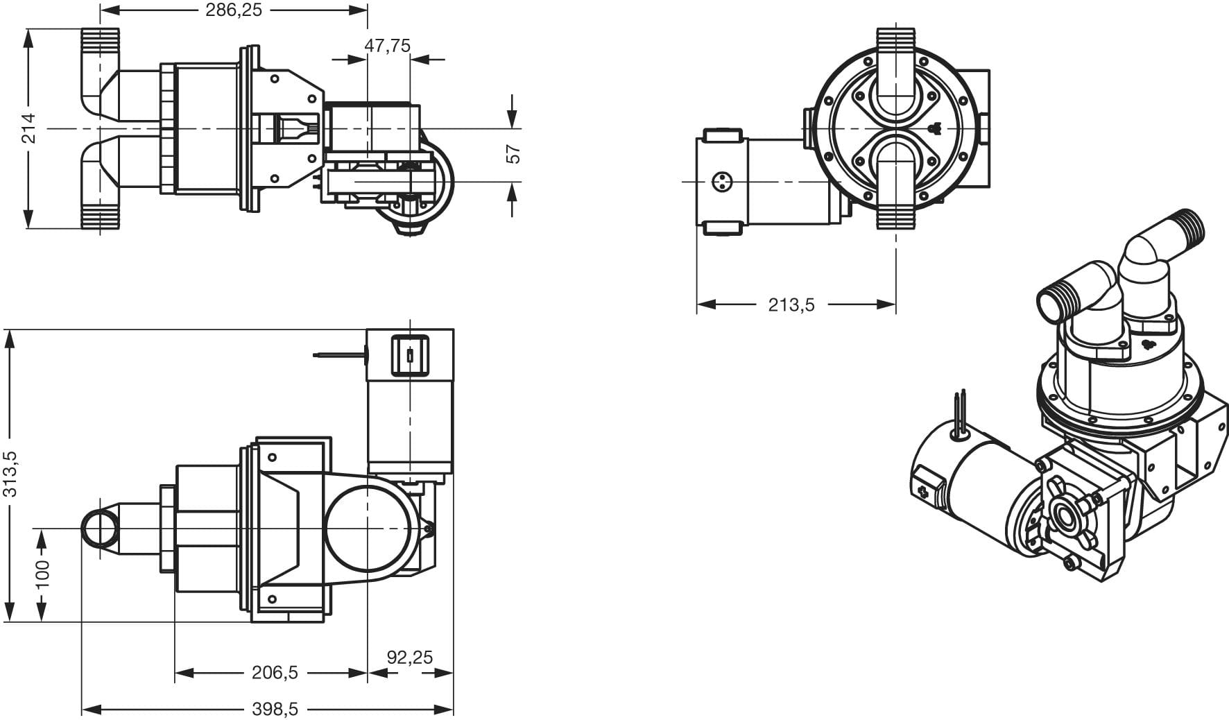 RHEINSTROM waste water pump type M RHEINSTROM waste water pump type M