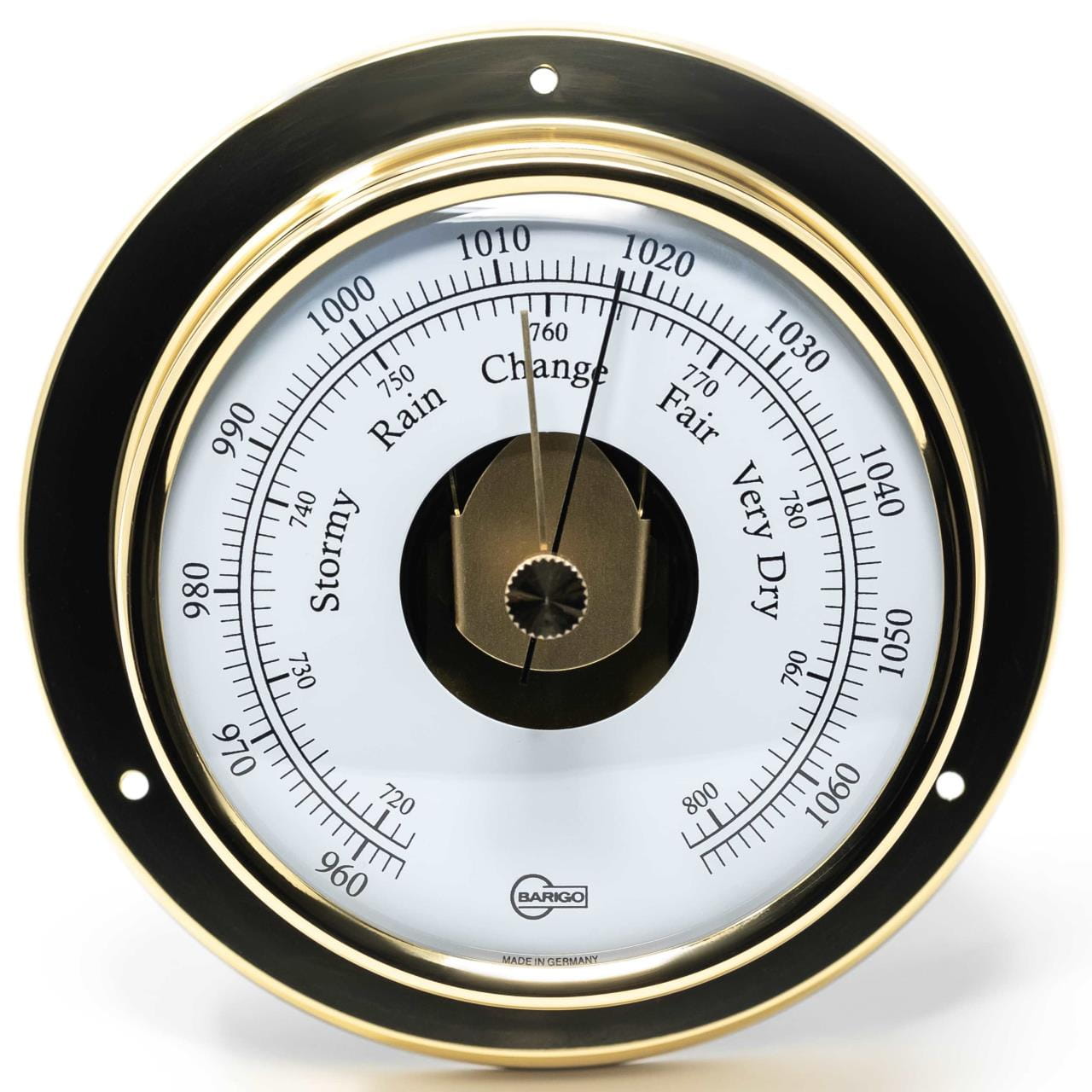 3450-200 BARIGO TEMPO 183MS Barometer aus poliertem Messing