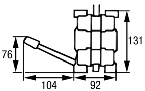 4608*01 Fußpumpe WHALE GUSHER MK3