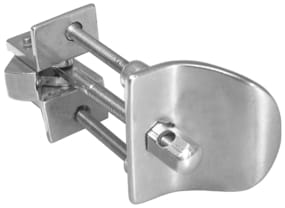 4024-007 Druckkopfschnäpper mit Griff Messing verchromt