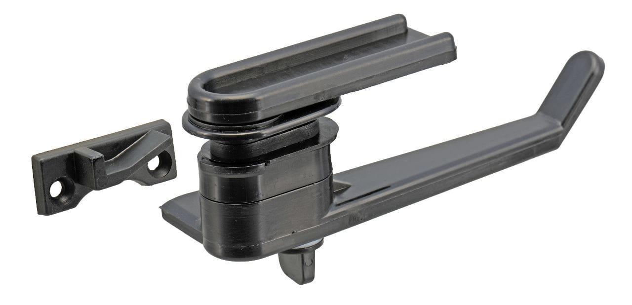 1734-107  Ersatz-Lukenverschluss schwarz für F&S-Decksluke