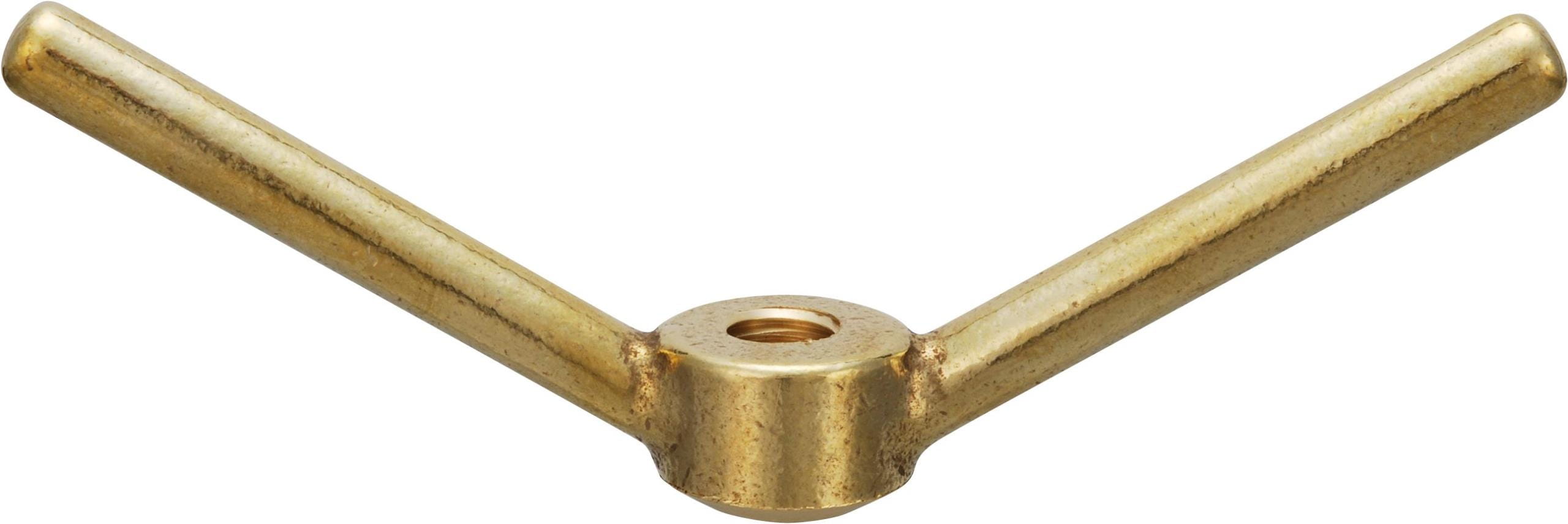 Knebelmutter aus Messing lang Knebelmutter aus Messing lang