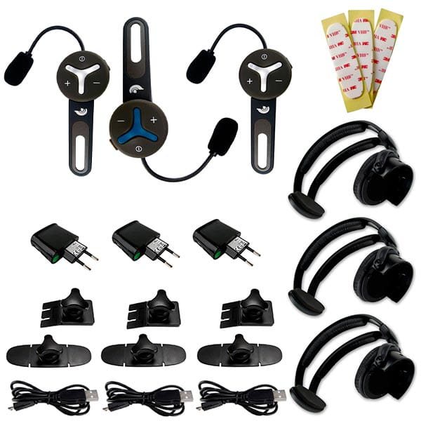 3925-003 NAUTIC TALK SL TRIO Bluetooth-Freisprechanlage für drei Teilnehmer NAUTIC TALK SL Bluetooth-Freisprech-Kommunikationssystem
