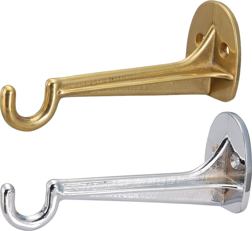 3995-004 und -504 Glockenhalter gerade 140mm aus Messing poliert oder verchromt Glockenhalter gerade