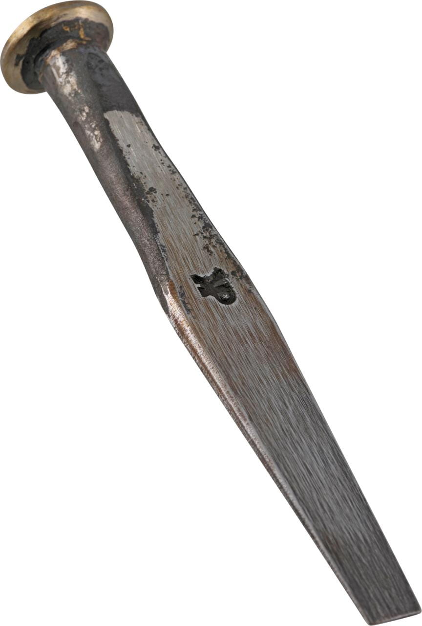 2142-305 Trunnel or spike iron hand forged, straight