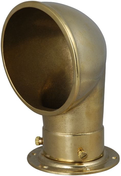 1388*01 Schwere Windhutze aus Messing-Sandguß