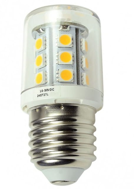 4219-055 LED-Lampe / E27 10-30V*2,6W (24LED) 300lm / 3000K