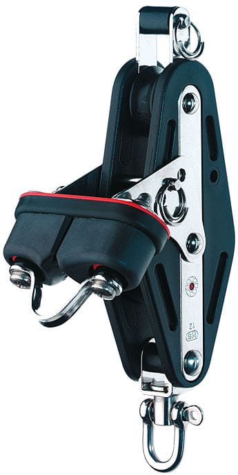 SPRENGER ball bearing fiddle block with cleat / swivel SPRENGER ball bearing fiddle block with cleat / swivel