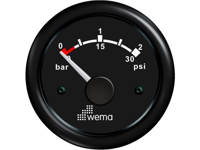 Öldruckanzeige 0-2 bar WEMA