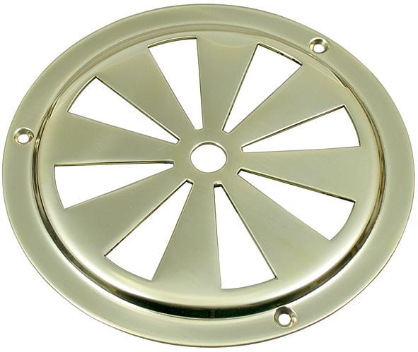 4052*01 Gegenrosette für Lüftungsrosette Messing poliert