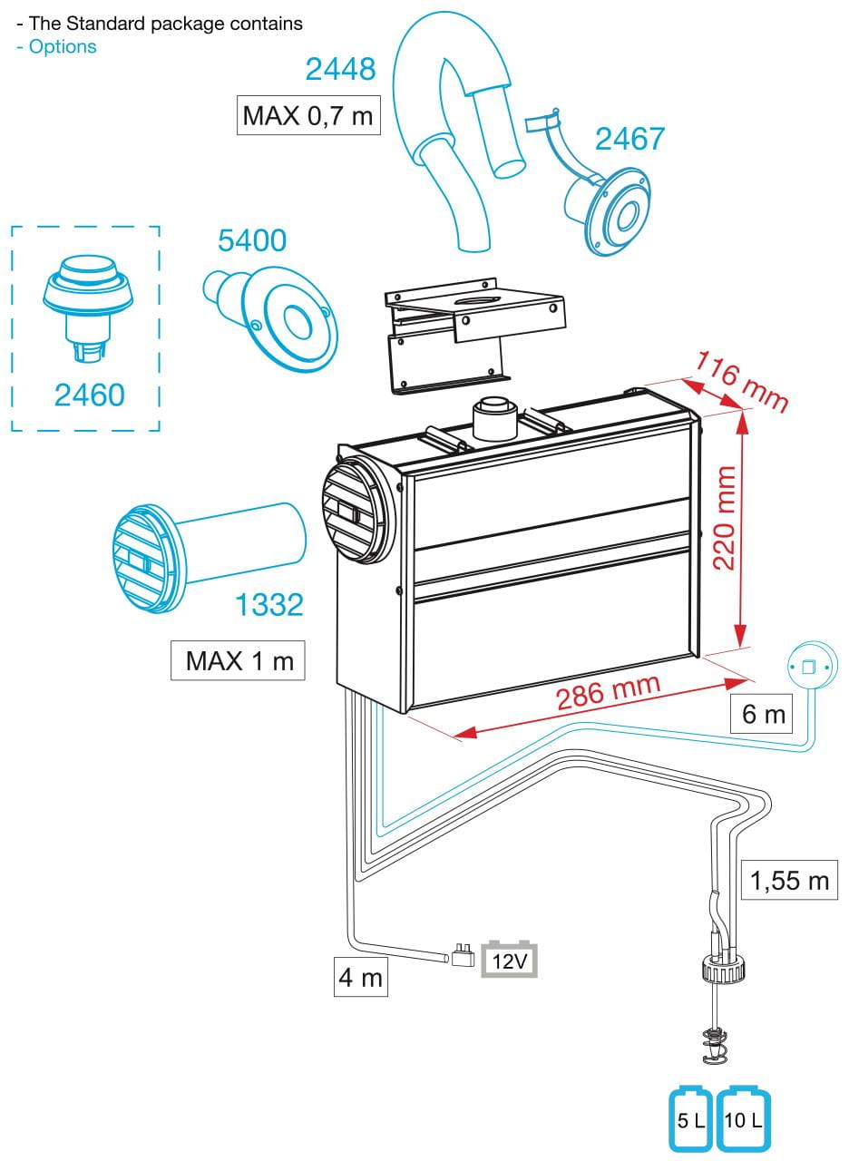 WALLAS 1300 Paraffin Heater 1,2kW