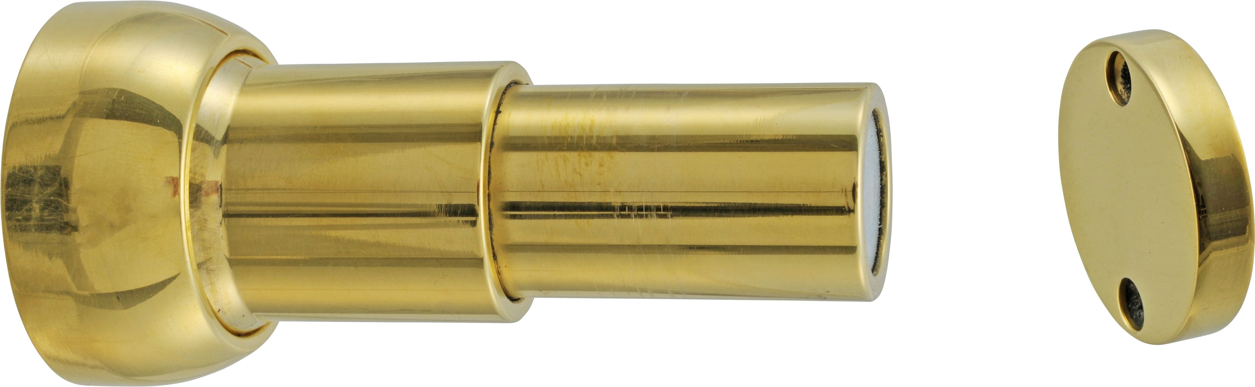 4068-002 FORESTI Magnet-Türhalter, lang, Messing poliert FORESTI Magnet-Türhalter, lang