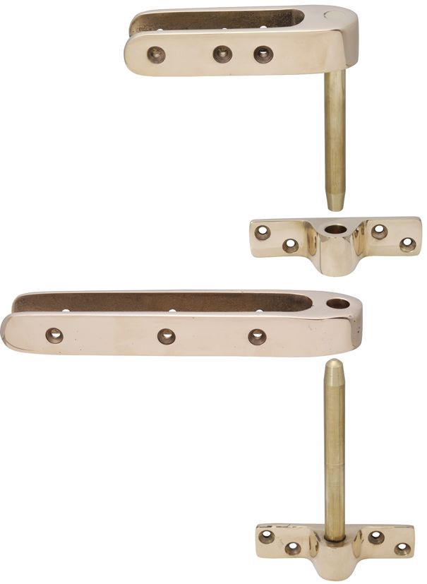 1589-004 Ruderbeschlag DAVEY aus Bronze Standard duty rudder gear DAVEY