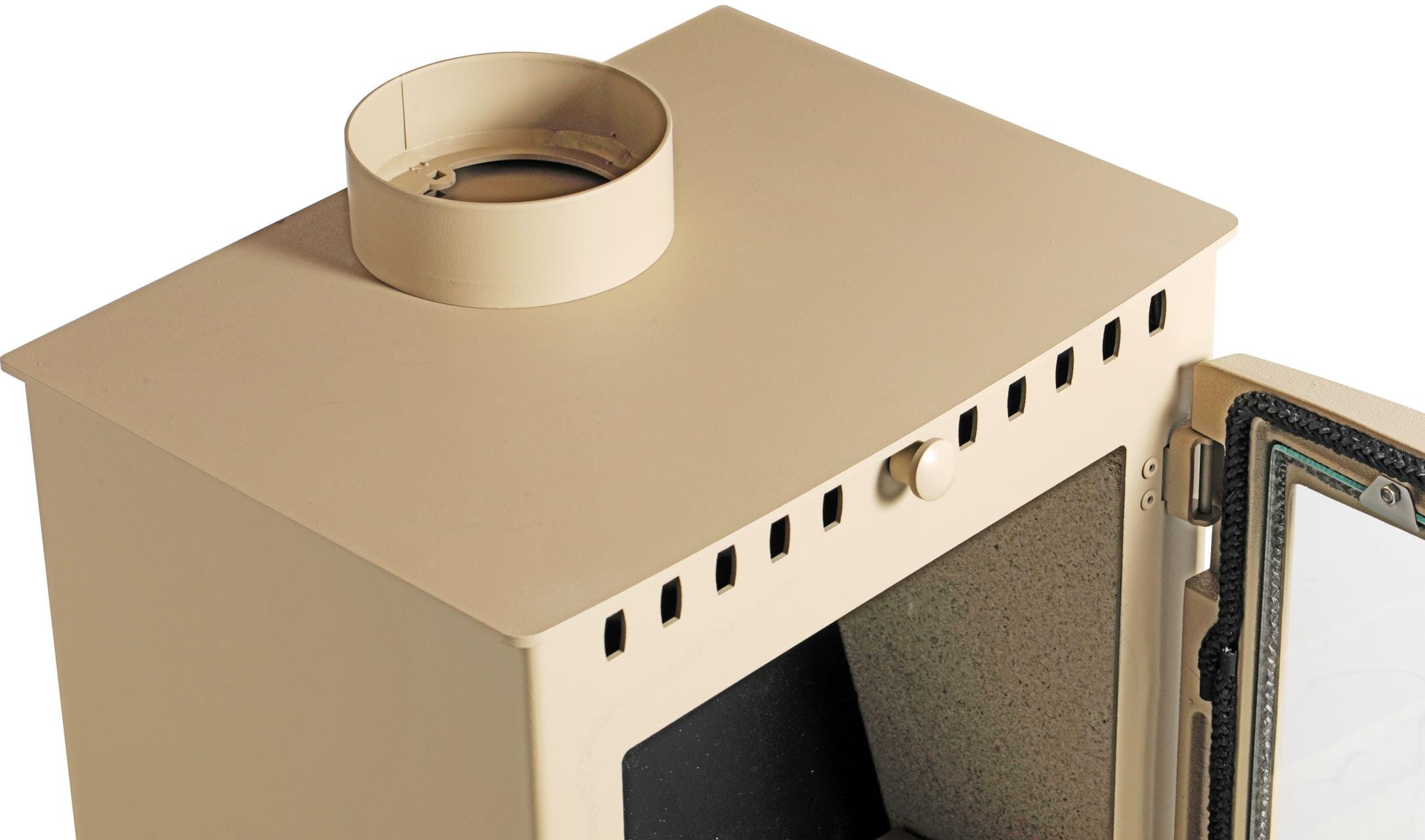 ARADA Bioethanol-Ofen HAMLET SOLUTION 5 - Farbe CLAY - mit optionalem Flansch ARADA Bioethanol-Ofen HAMLET SOLUTION 5