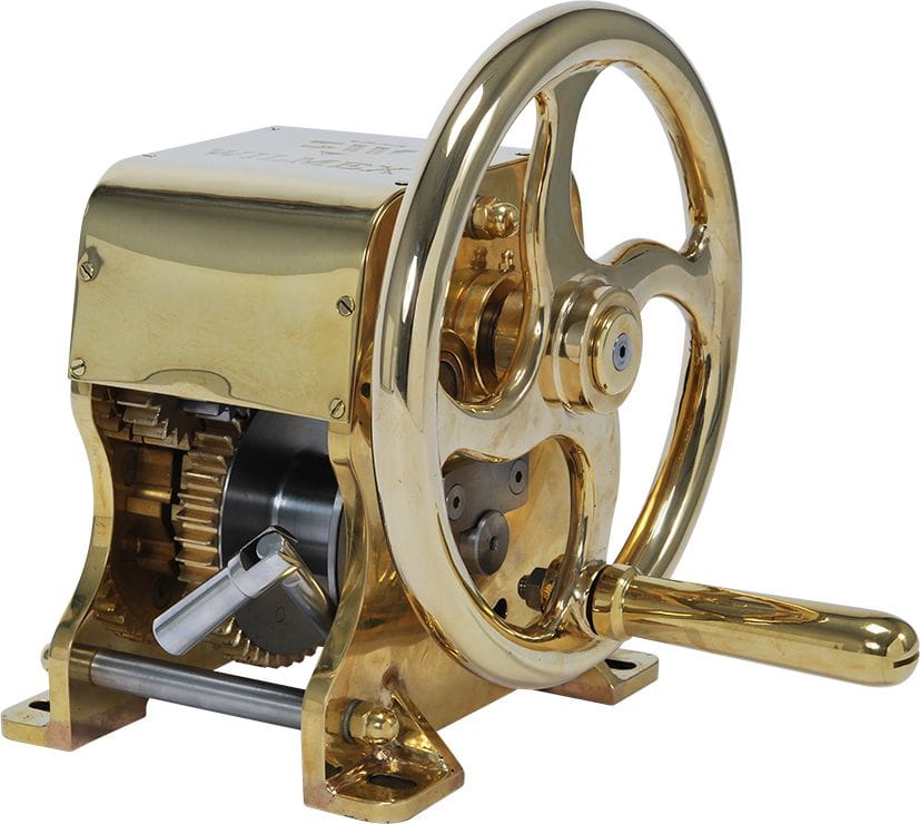 Traditional bronze windlass for wire Traditional bronze windlass for wire
