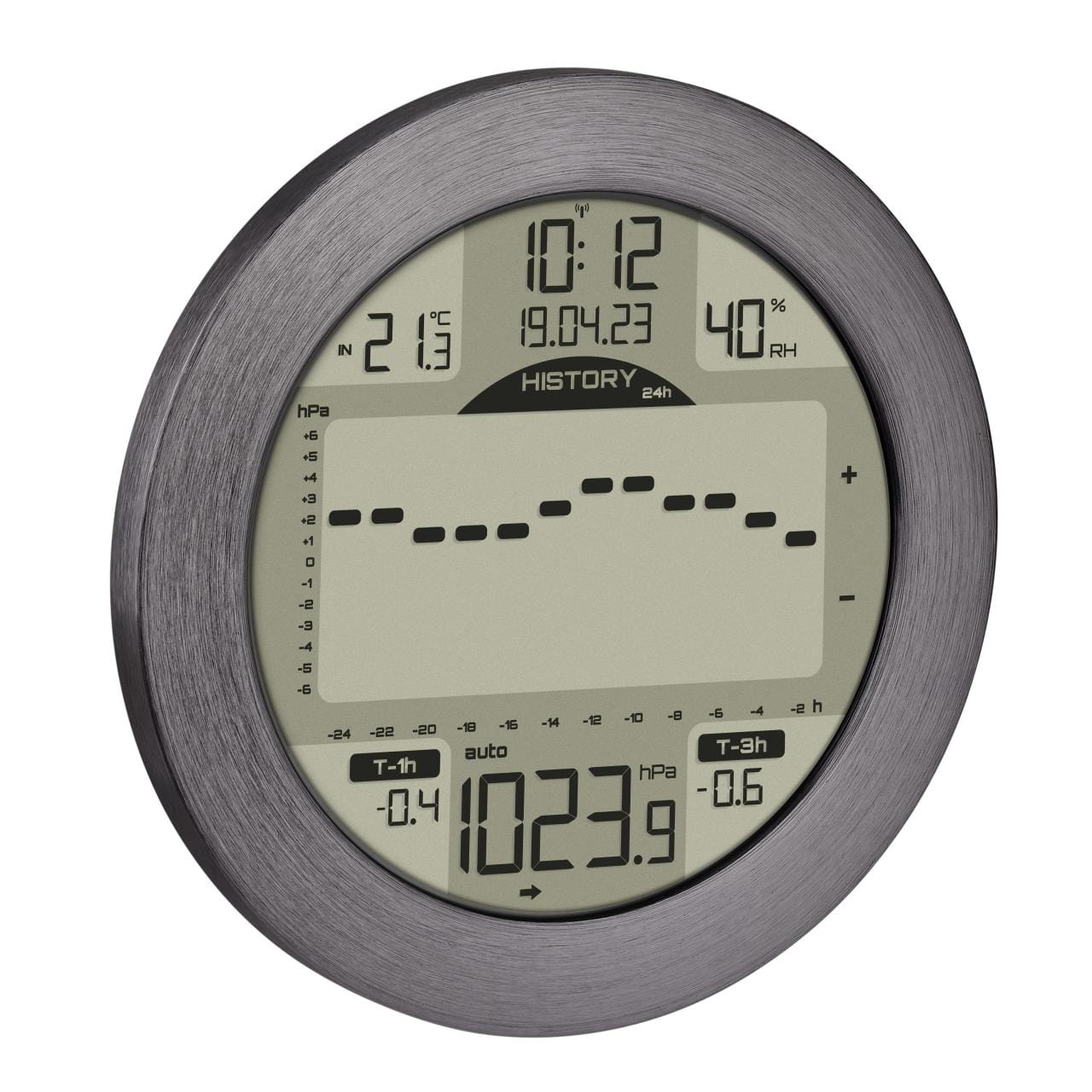 3467-010 TFA METEOMAR Maritime Wetterstation aus Aluminium gebürstet