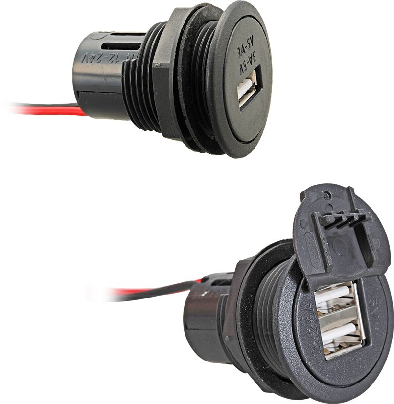 USB-A Einbau-Steckdose USB-A Einbau-Steckdose