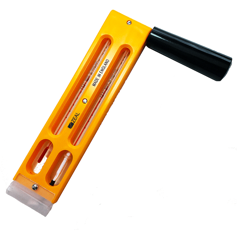 Schleuder-Psychrometer im Kunststoffkorpus