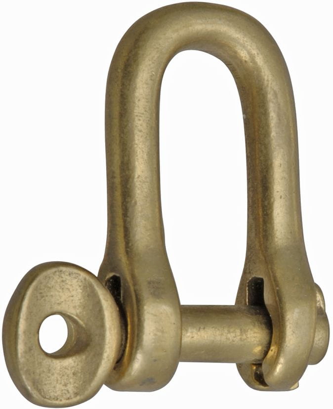 Schlüssel-Schäkel Messing Schlüssel-Schäkel Messing