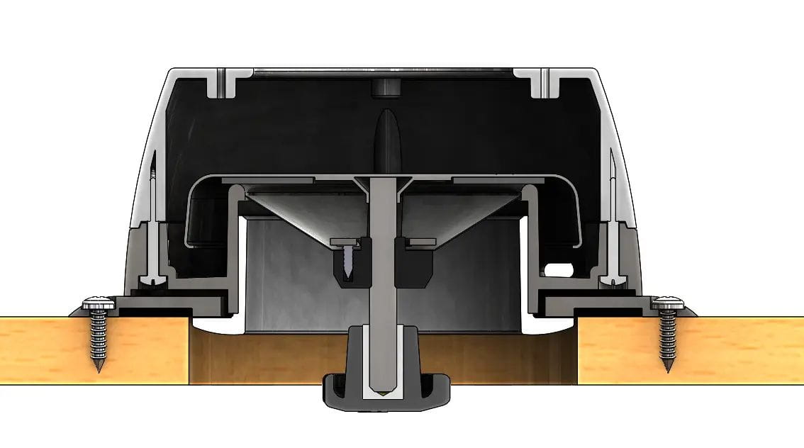 1490*08 Adapter für VETUS Doradeboxen aus Edelstahl