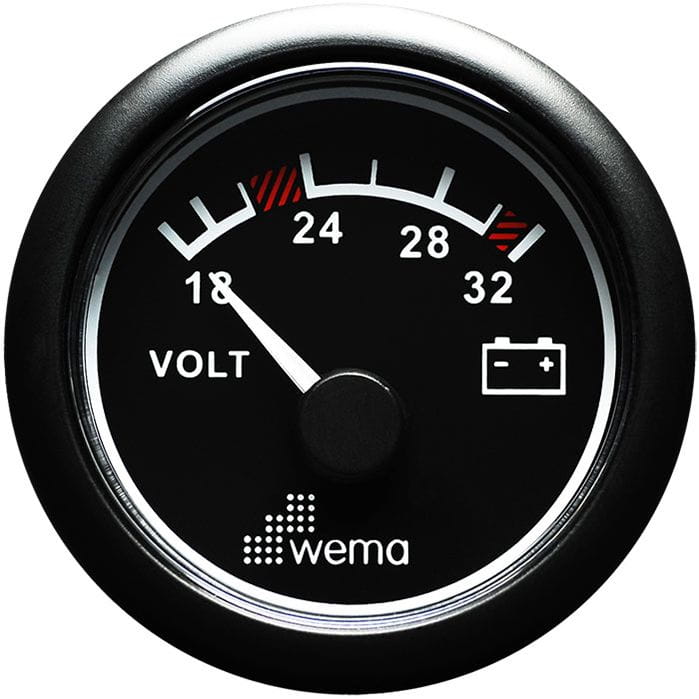 3470*16 Analoges Voltmeter 18-32V WEMA