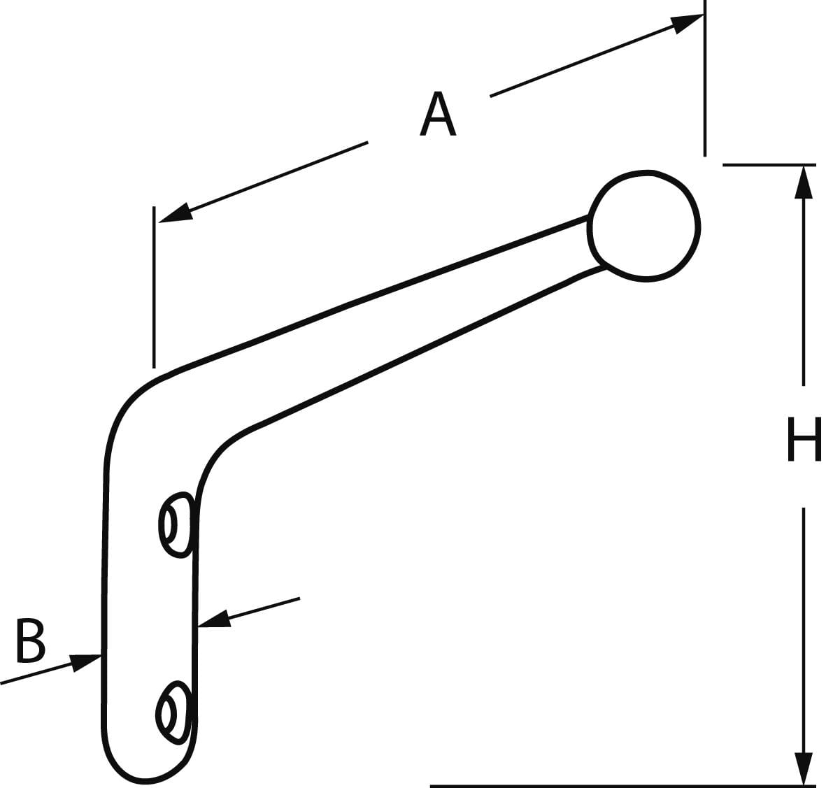 4880*04 Kleiderhaken schmal - Bild 2