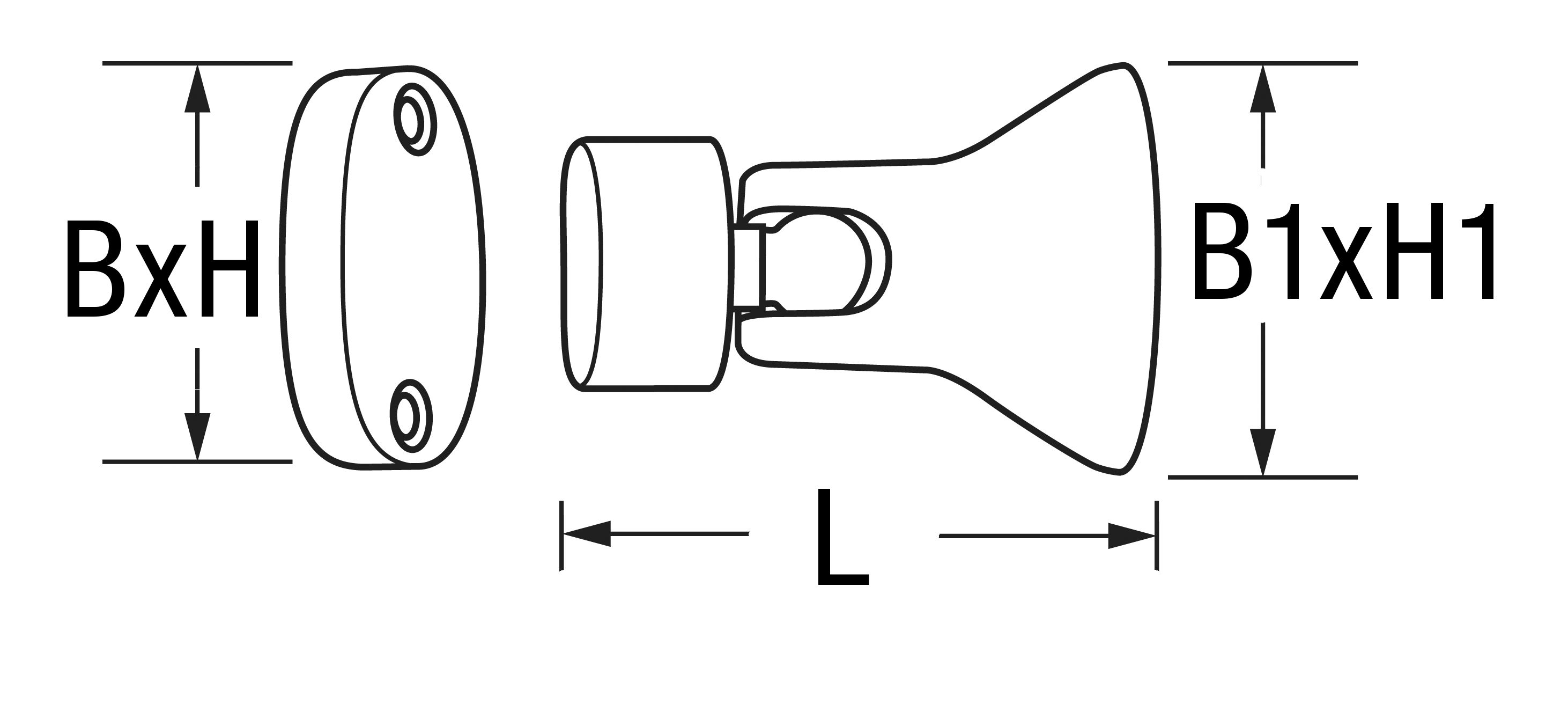 4068*01 Magnet-Türhalter Messing / verchromt