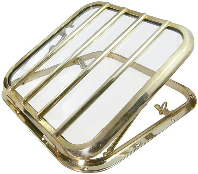 Decksluken quadratisch mit Glasscheibe Decksluken quadratisch mit Glasscheibe