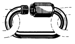 1545*02 Messing-Schotschäkel MAILLON RAPIDE Messing-Schotschäkel MAILLON RAPIDE