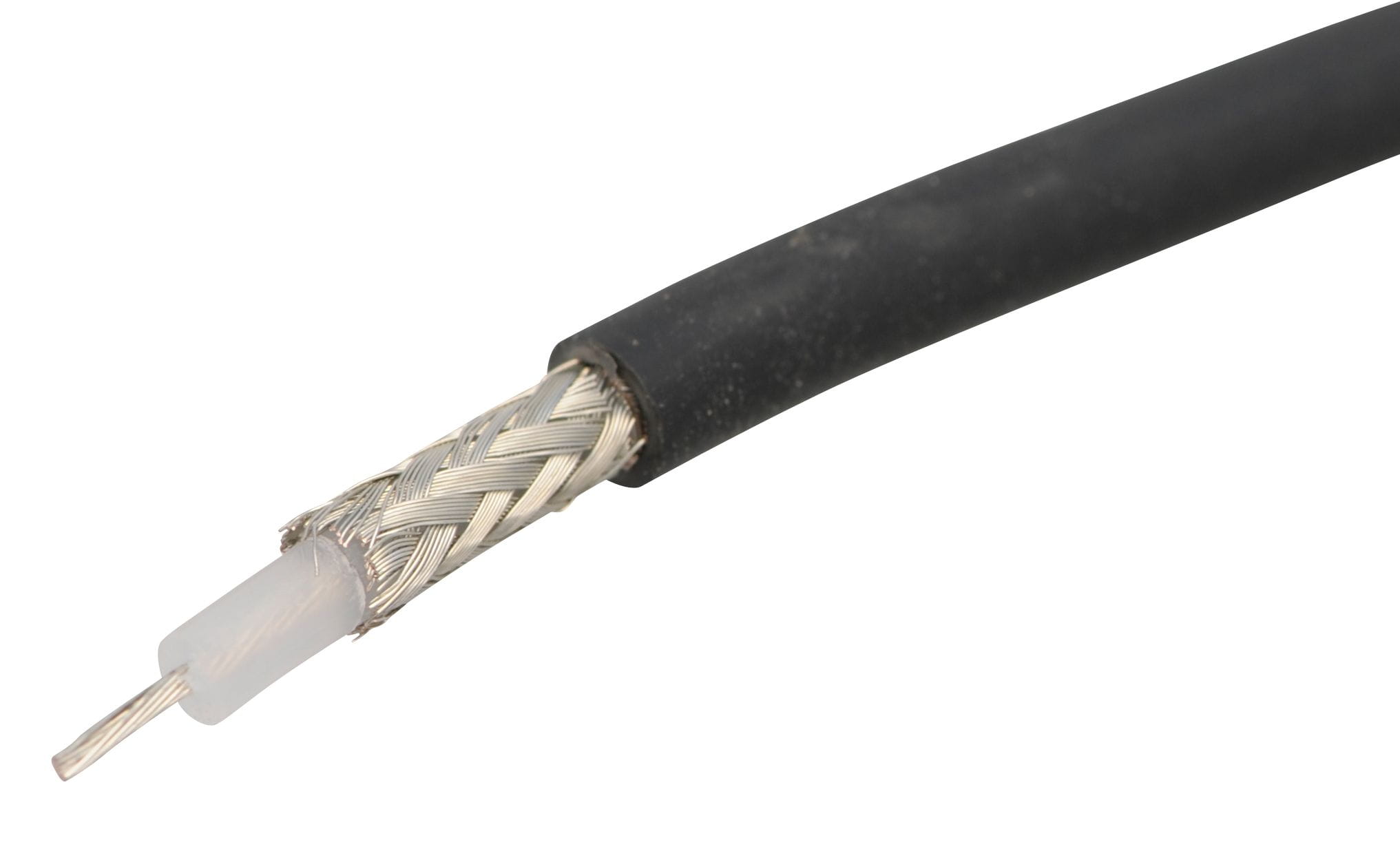 Koax-Kabel RG58C/U schwarz für UKW-Seefunkantennen Koax-Kabel RG58C/U schwarz für UKW-Seefunkantennen