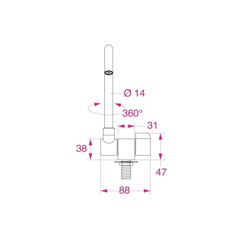 4654-100 BARKA Wasserhan RR4100