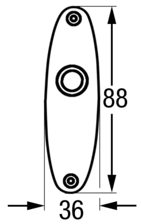 4183*01 Ovalschilder für Yacht-Schlösser