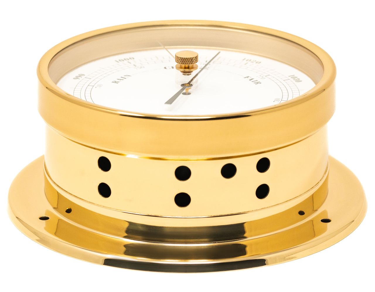 3451-200 FISCHER 1610B-45 Barometer aus Messing poliert