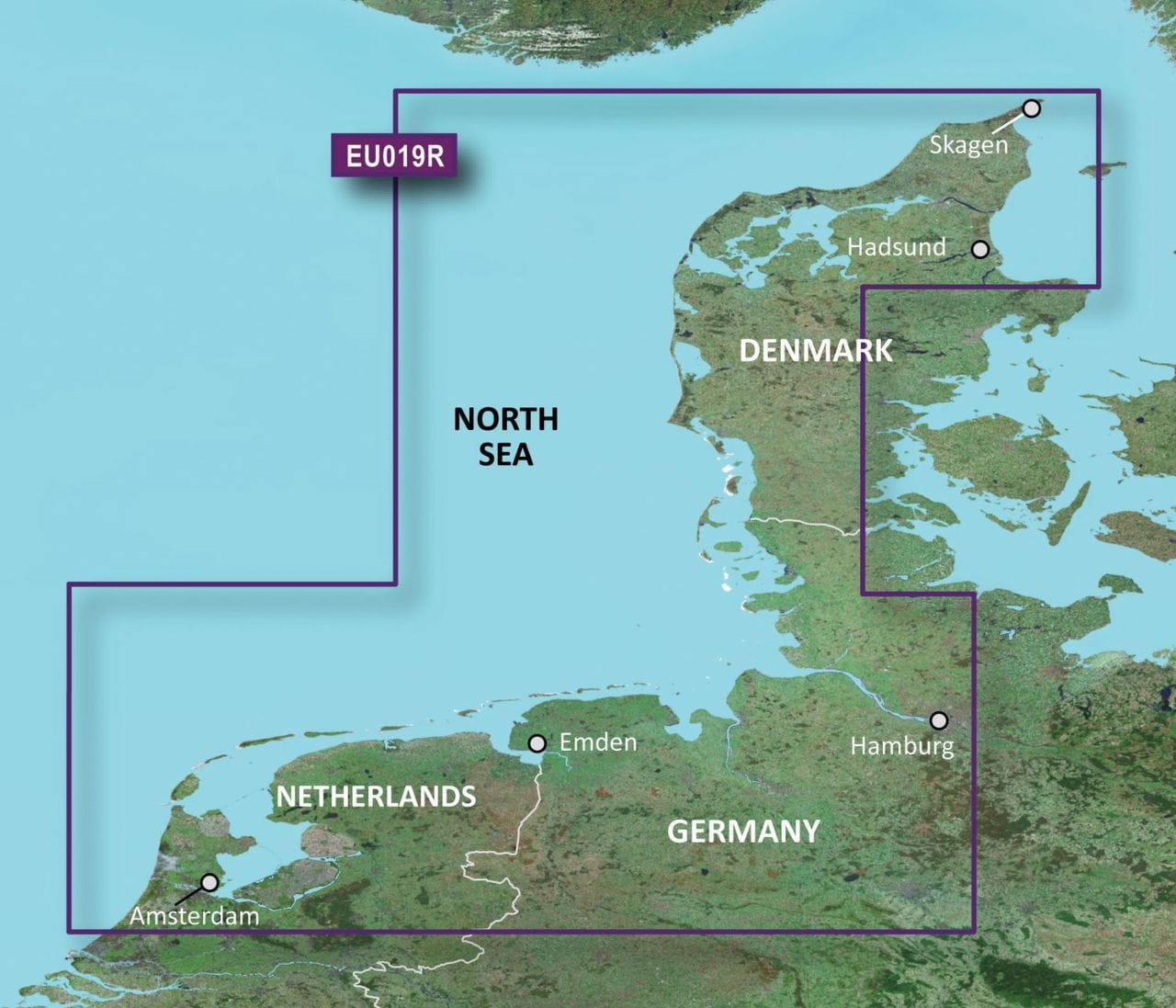 GARMIN Bluechart g3 Vision EU019R Aalborg - Amsterdam