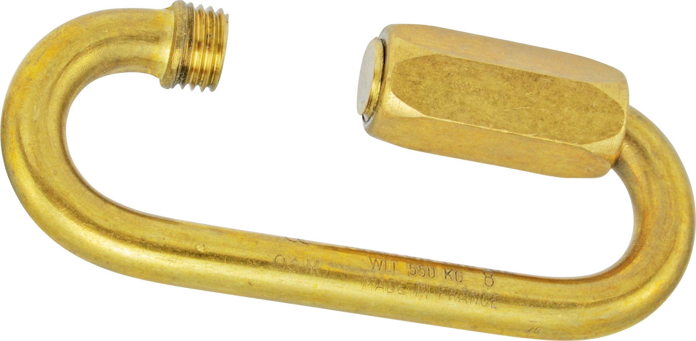 1545*01 Schotschäkel MAILLON RAPIDE Messing-Schotschäkel mit gr.Öffnung MAILLON RAPIDE