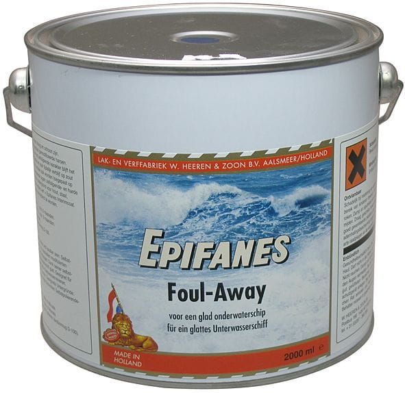 2057-402 EPIFANES FOUL-AWAY Biozidfreie selbstpolierende Unterwasserschiff-Farbe 2,5l EPIFANES FOUL-AWAY Biozidfreie Unterwasserschiff-Farbe