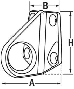 1728*01 Decksauge Messing