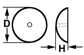 2784*01 Aluminium Ruderanode