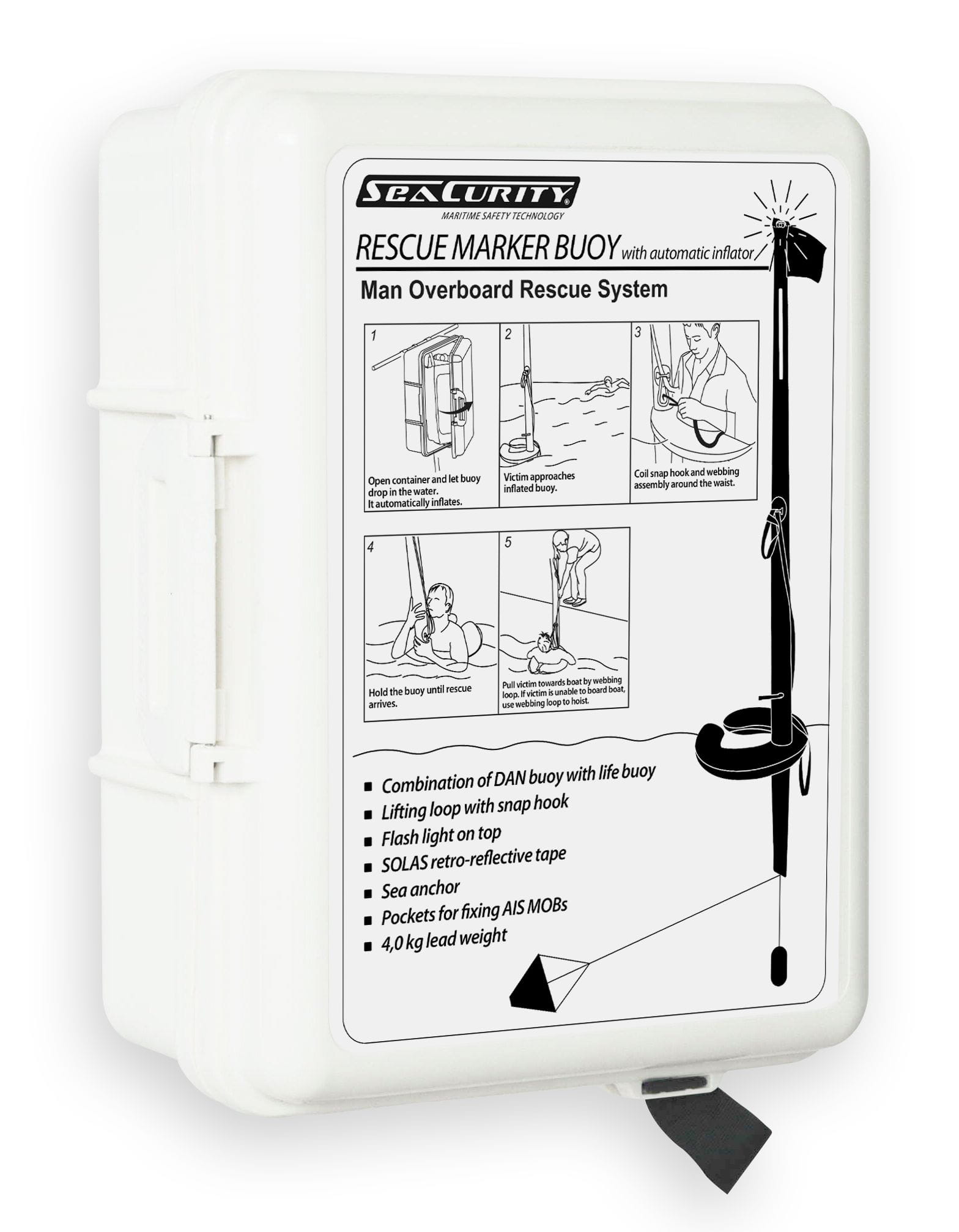 SEACURITY Rescue marker buoy SEACURITY Rescue marker buoy