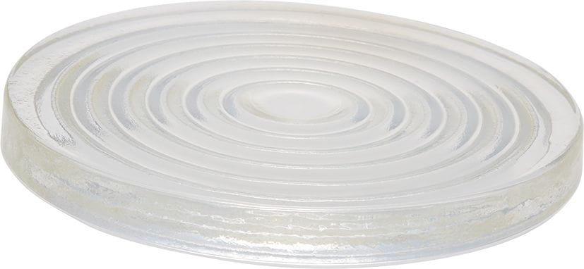 1821-200 Glas für Einbauring für Deckslicht / Decksprisma DAVEY 2418 Decksprisma rund/geriffelt 200 mm und Einbaurahmen DAVEY