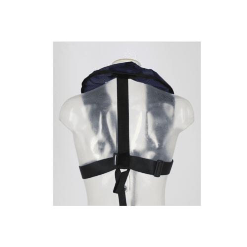 2374-044 PLASTIMO PL01 NEO auto 165N marineblaue Rettungsweste Rückansicht 2374-044 PLASTIMO PL01 NEO auto 165N marineblaue Rettungsweste Rückansicht