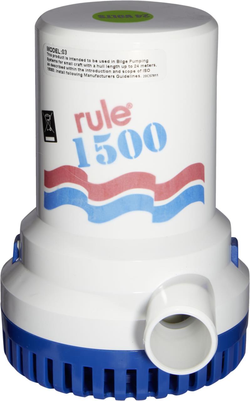 1430-151, 1430-152 RULE Tauchpumpe Typ 1500 Bilge-Tauchpumpen RULE