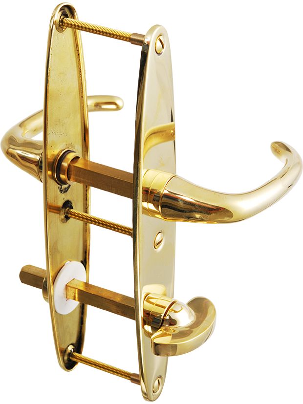 Handle set for the mortise toilet yacht-lock Handle set for the mortise toilet yacht-lock